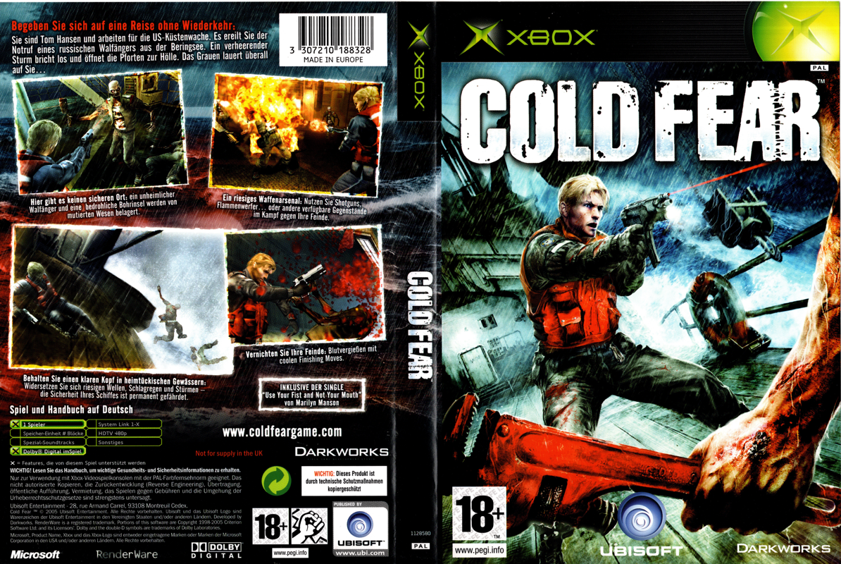Cold Fear box art for Xbox